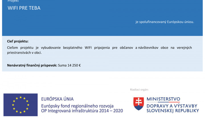 Projekty / Wifi pre Teba - foto